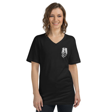 Unisex Short Sleeve V-Neck T-Shirt Australien Shepard