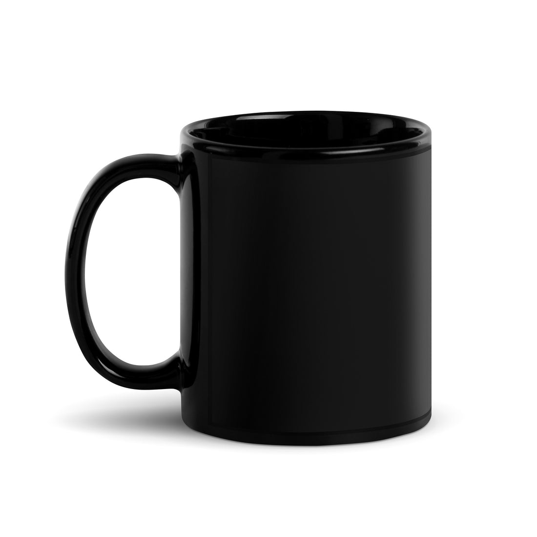 Black Glossy Mug Doberman