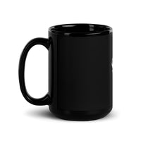 Black Glossy Mug Golden Retriever