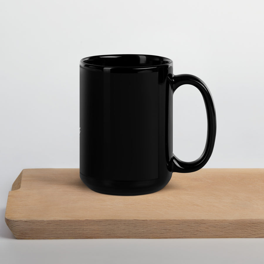 Black Glossy Mug Maltese