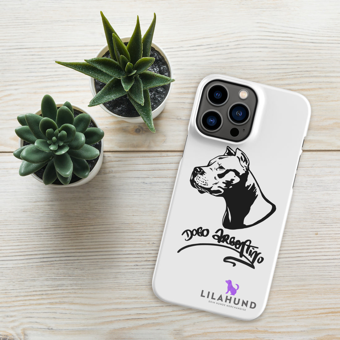 Snap case for iPhone® Dogo Argentino