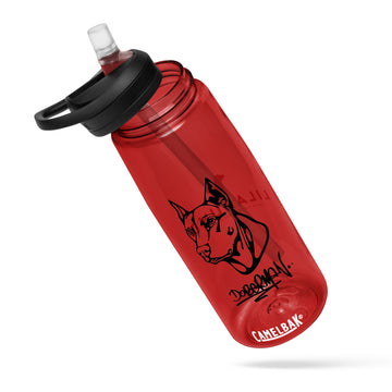Sports water bottle Doberman