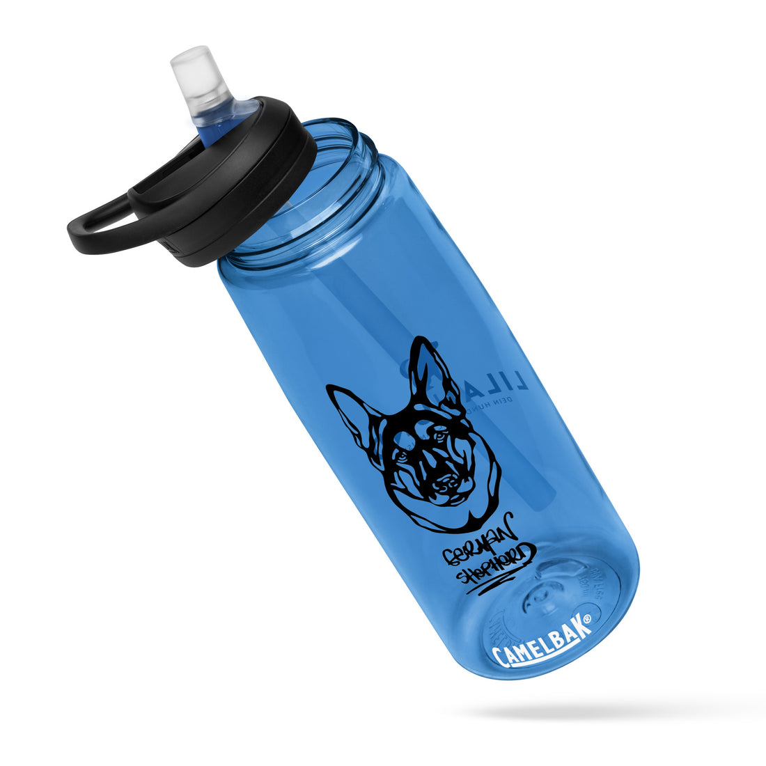 Sports water bottle German Shepard