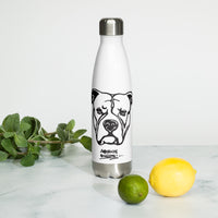 Stainless steel water bottle American Bulldog