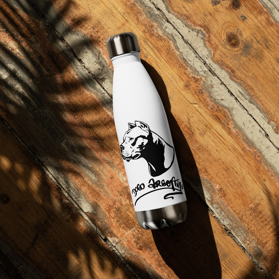 Stainless steel water bottle Dogo Argentino