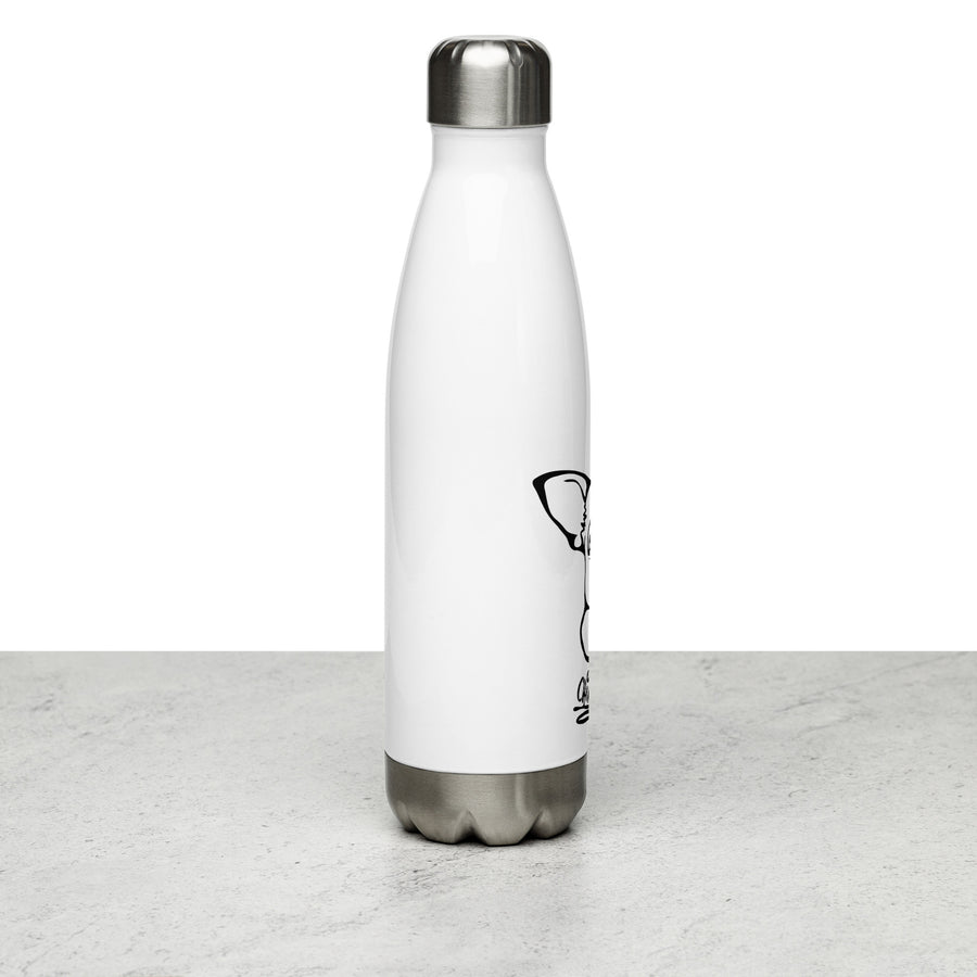 Stainless steel water bottle Chihuahua