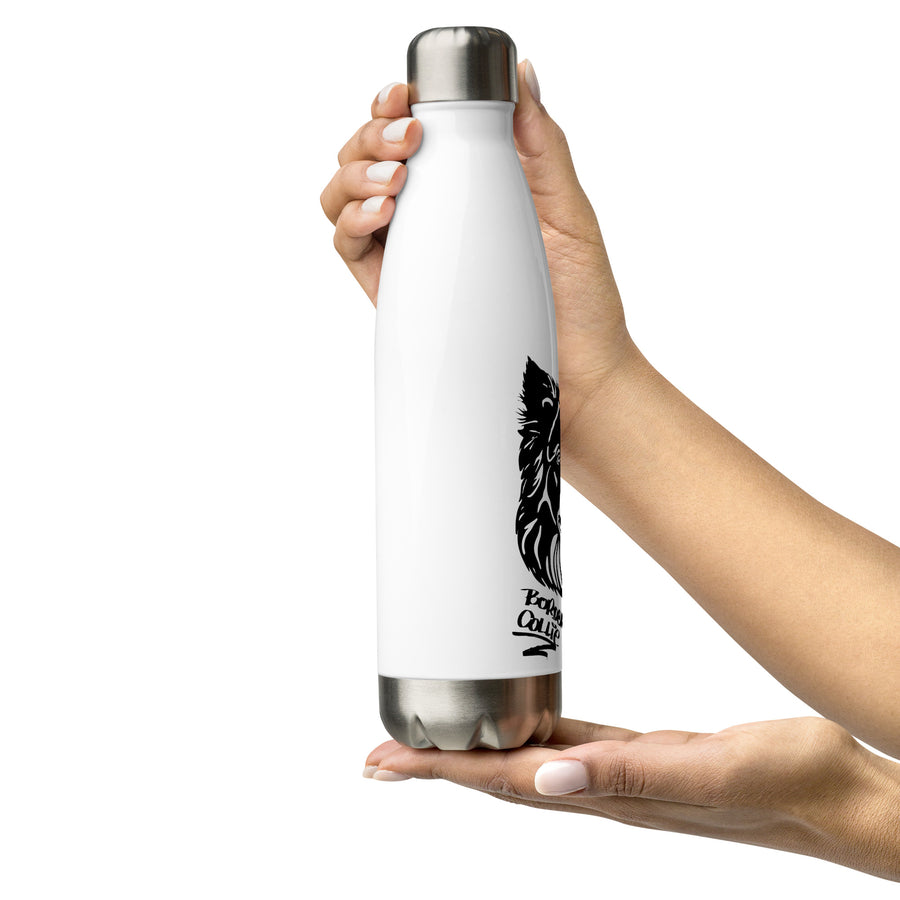 Stainless steel water bottle Border Collie
