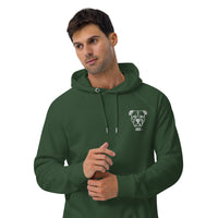 Unisex eco raglan hoodie American Bulldog