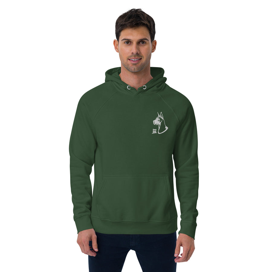 Unisex eco raglan hoodie Great Dane