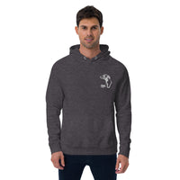 Unisex eco raglan hoodie Greyhound