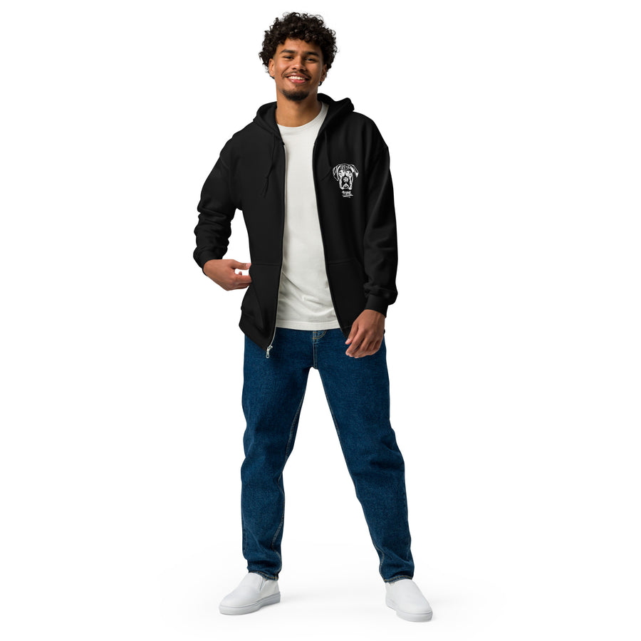 Unisex heavy blend zip hoodie Boxer