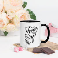 Mug with Color Inside Rottweiler
