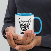 Mug with Color Inside French Bulldog