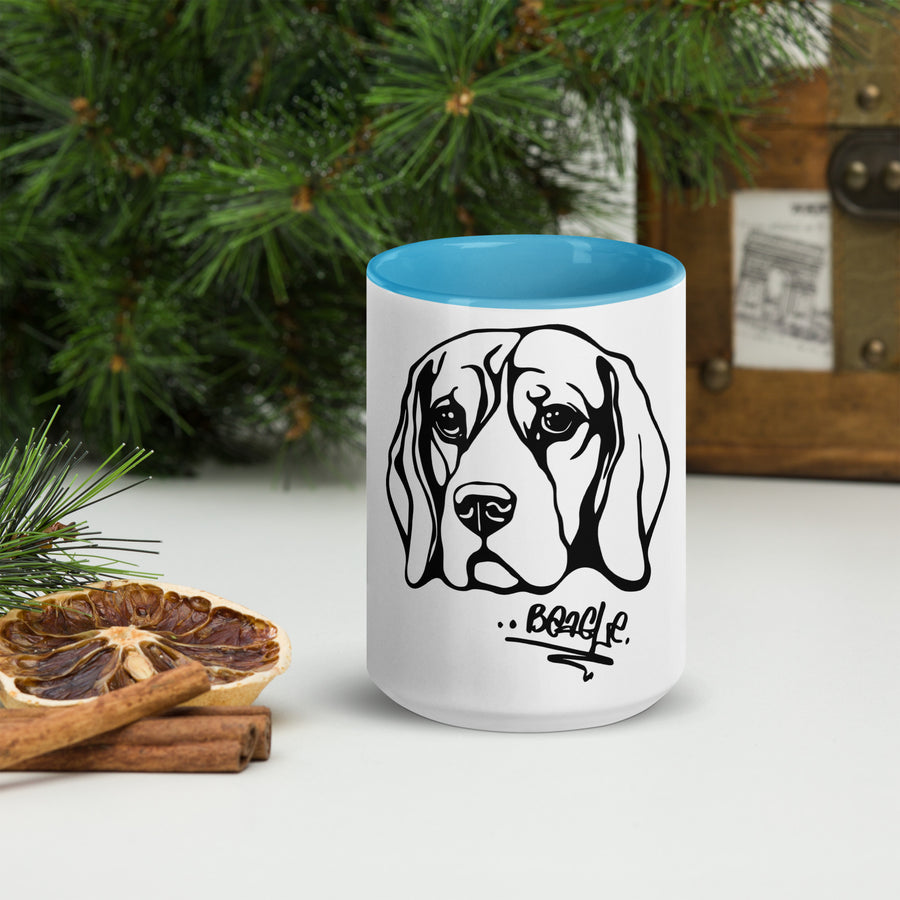 Mug with Color Inside Beagle