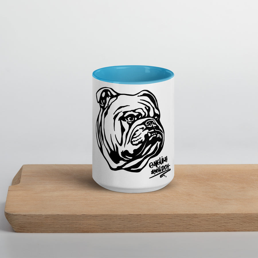 Mug with Color Inside English Bulldog