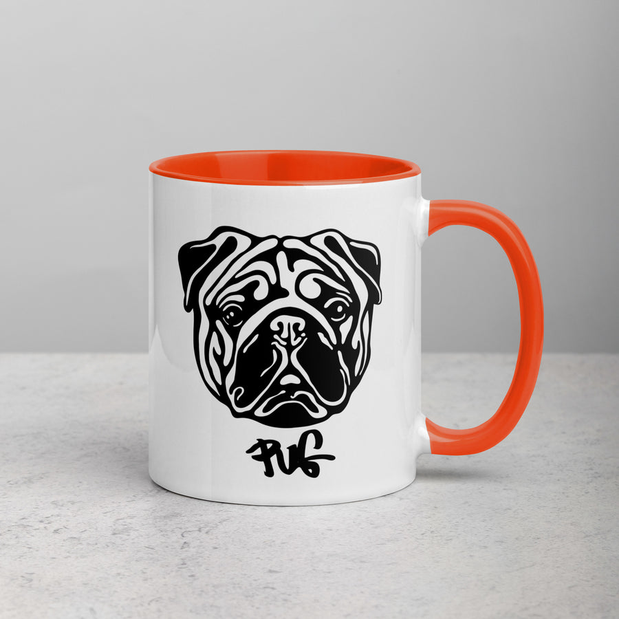 Mug with Color Inside Pug