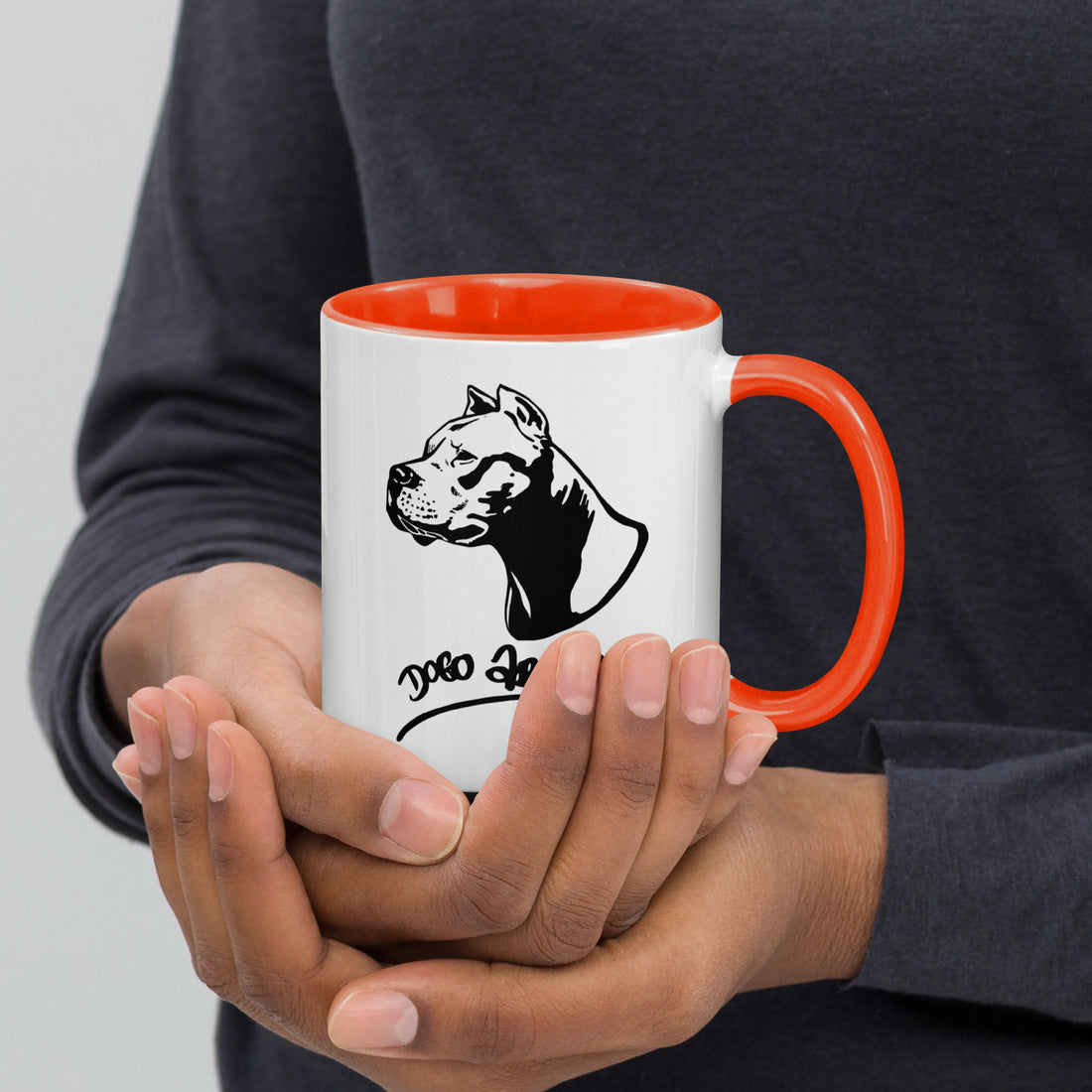Mug with Color Inside Dogo Argentino